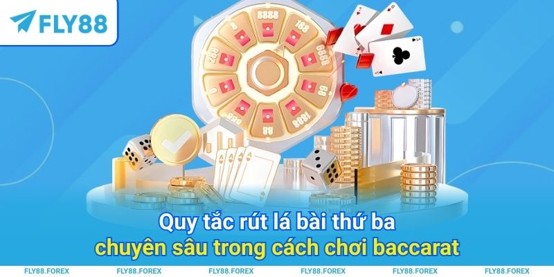 Quy tắc rút lá bài thứ ba chuyên sâu trong cách chơi baccarat